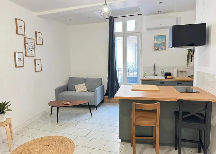 Le Roustan - Halles A 2 Mins - Wifi - Clim * 塞特港