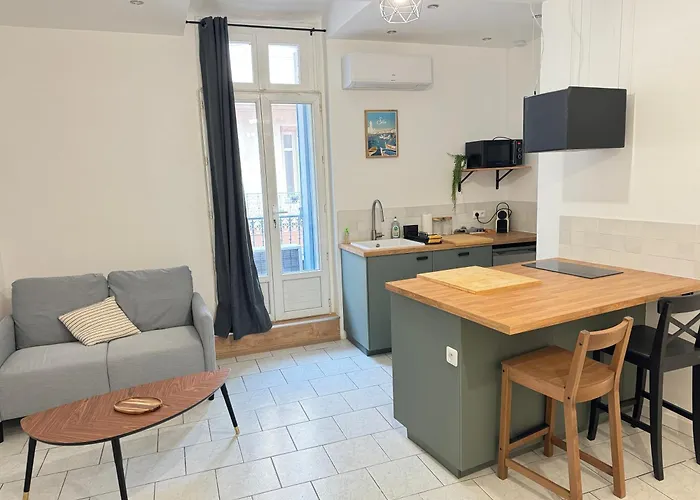 Le Roustan - Halles A 2 Mins - Wifi - Clim 公寓 塞特港